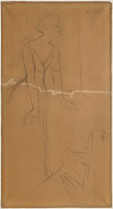 Yvette Guilbert by Henri de Toulouse Lautrec