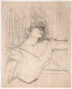Yvette Guilbert: Dans la glu by Henri de Toulouse Lautrec