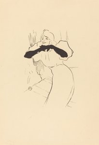 Yvette Guilbert: Linger, Longer, Loo by Henri de Toulouse Lautrec