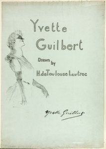 Yvette Guilbert on Stage, from Yvette Guilbert