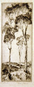 Gum Trees by Henri van Raalte