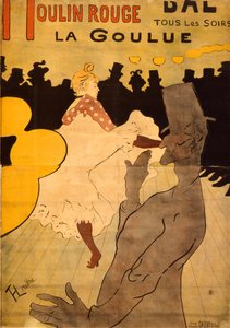 Moulin Rouge: La Goulue by Henri de Toulouse Lautrec