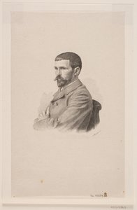 Portrait of the Painter P. A. J. Dagnan-Bouveret by Henrik Arnold Hamilkar Sørensen