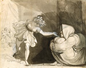 Galinthias Outwits Eileithyia By Announcing The Birth Of Heracles (Verso: Portrait Of Mrs. Fuseli) by Henry (1741 1825) Fuseli