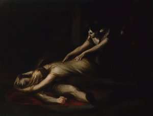 The Pain of Kriemhild by Johann Heinrich Füssli