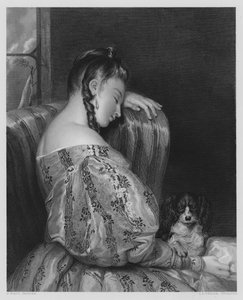 The Fair Sleeper, from the picture in the Vernon Gallery by Henry (after) Wyatt