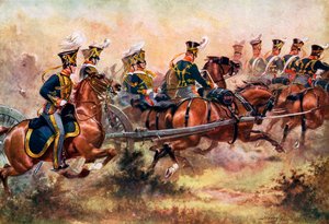 Royal Horse Artillery by Henry A Payne