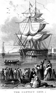 The Convict Ship, c. 1820 by Henry Adlard