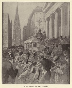 Black Friday in Wall Street by Henry Alexander (after) Ogden