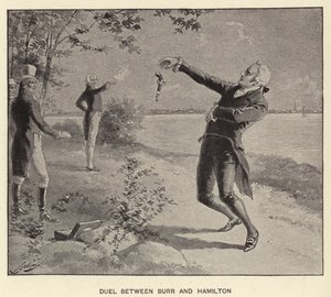 Duel between Burr and Hamilton