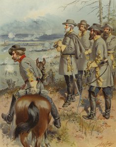 General Robert E Lee at Fredericksburg