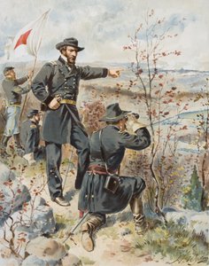 General Sherman at Kenesaw Mountain During the Battle of Allatoona Pass, 4th October by Henry Alexander (after) Ogden