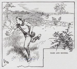 Hare and Hounds by Henry Alexander (after) Ogden