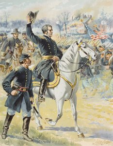 Major General Hooker at the Battle of Chancellorville, Virginia (3rd May 1863)