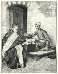 An Eastern writer sealing a letter by Henry Andrew Harper