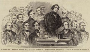 Sketch from the Meeting of the Health of Towns Association, at the Hanover Square Rooms