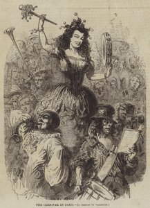 The Carnival in Paris by Henry Augustin Valentin