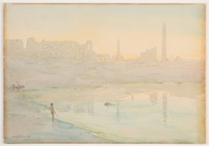 Sacred Lake, Karnak by Henry Bacon
