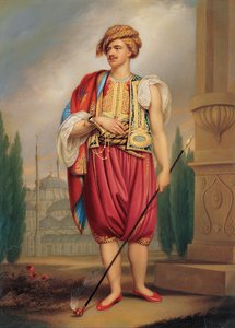 Portrait of Thomas Hope in Turkish Costume after William Beechey, Early 19th century