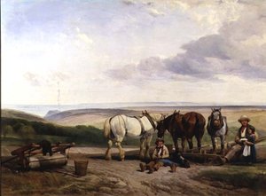 The South Side of the Vale of Ecclesborne, Near Hastings, East Sussex by Henry Brittan Willis