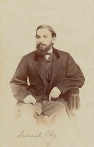 Carte-de-visite Portrait of Samuel Ely, 1862-1869