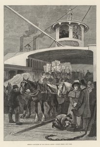 America Revisited by Our Special Artist, Fulton Ferry, New York by Henry Charles Seppings Wright