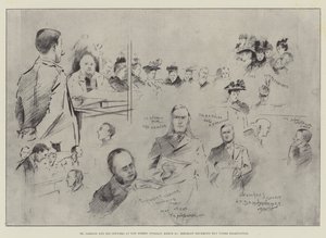 Dr Jameson and his Officers at Bow Street, Tuesday, 10 March, Sergeant Drummond Hay under Examination by Henry Charles Seppings Wright