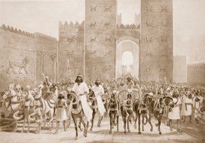 Entrance of Cyrus into Babylon, Illustration from 