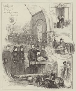 Sketches at the Opening of the Victoria Hall, Ealing by Henry Charles Seppings Wright