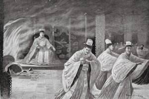 The Emperor Burns Himself in His Palace by Henry Charles Seppings Wright