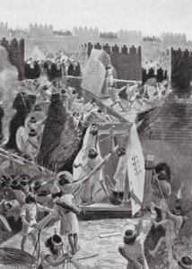 The Persians storming the Citadel of Babylon by Henry Charles Seppings Wright