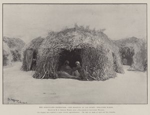 The Somaliland Expedition, the Hospital at Las Durie, Isolation Wards by Henry Charles Seppings Wright