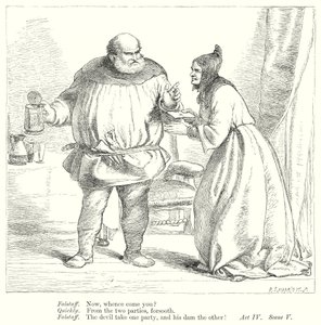 The Merry Wives of Windsor by Henry Courtney (after) Selous