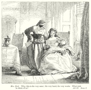 The Merry Wives of Windsor by Henry Courtney (after) Selous