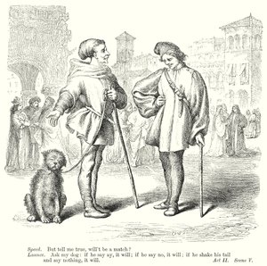 The Two Gentlemen of Verona by Henry Courtney (after) Selous