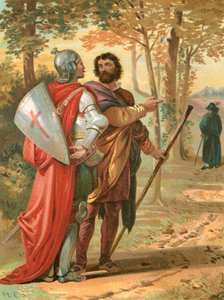 Christian and Hopeful Overtake By-ends