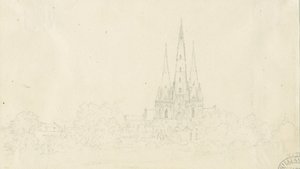 Lichfield Cathedral - East View by Henry Curzon Allport