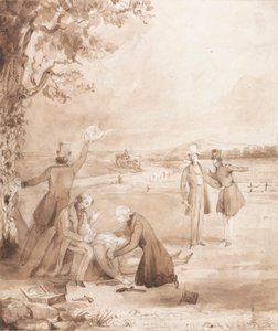 The Life of a Nobleman: Scene the Eighth - The Duel by Henry Dawe