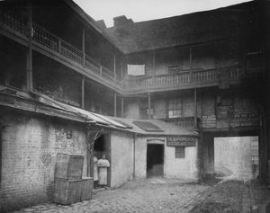 White Hart Inn Yard, Southwark, c.1881