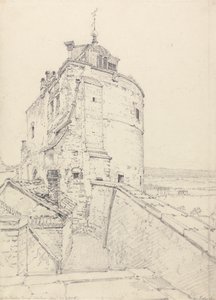 The Curfew Tower, Windsor by Henry Edridge