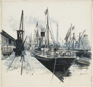 Loading in Pomona Dock