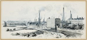 Lower Broughton from the Crescent, Salford by Henry Edward Tidmarsh