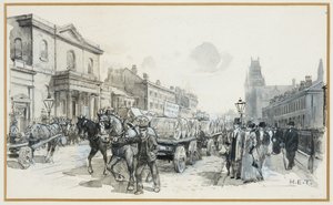 May Day, Oxford Street by Henry Edward Tidmarsh