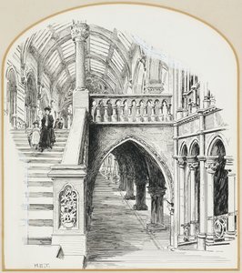 The Grand Staircase, Town Hall by Henry Edward Tidmarsh