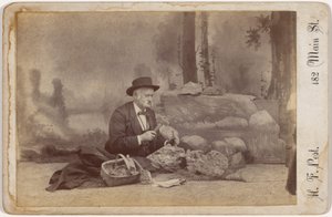 Dominic Parsons Hunting for Fossils, c. 1896 by Henry F. Post