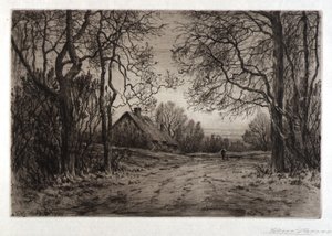 Winter Evening by Henry Farrer