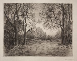 Winter Evening by Henry Farrer