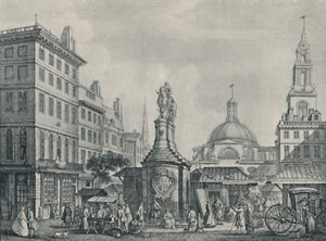 The Stocks Market, 1738, 1920 by Henry Fletcher