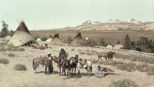 Indian Encampment, 1892 by Henry Francois Farny