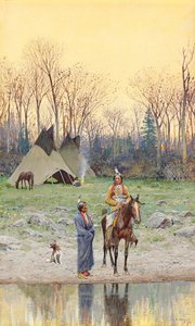 Indian on Horseback, 1899